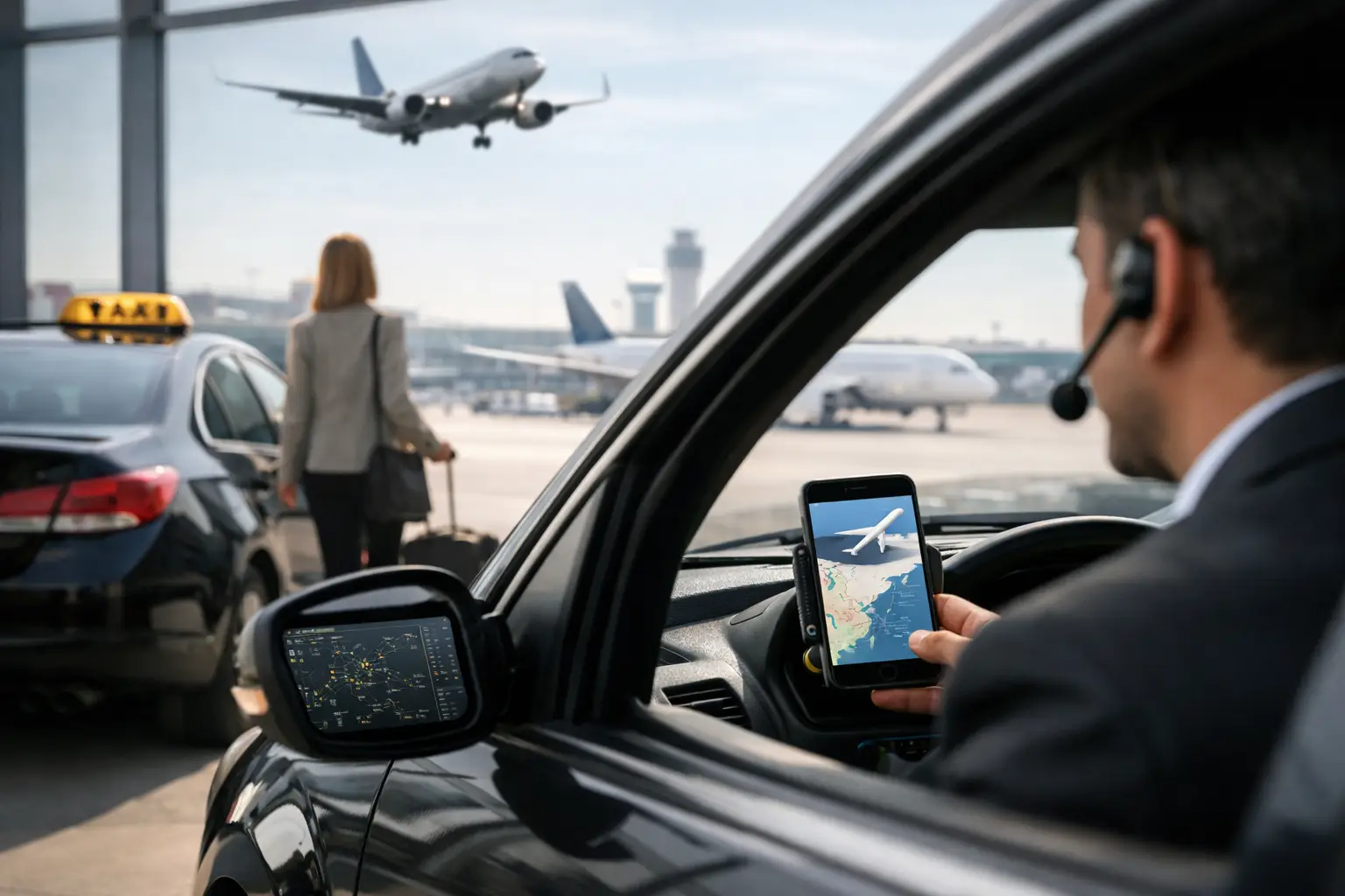 Hoe werkt vluchtmonitoring bij een taxi? Hoe werkt vluchtmonitoring bij een taxi?