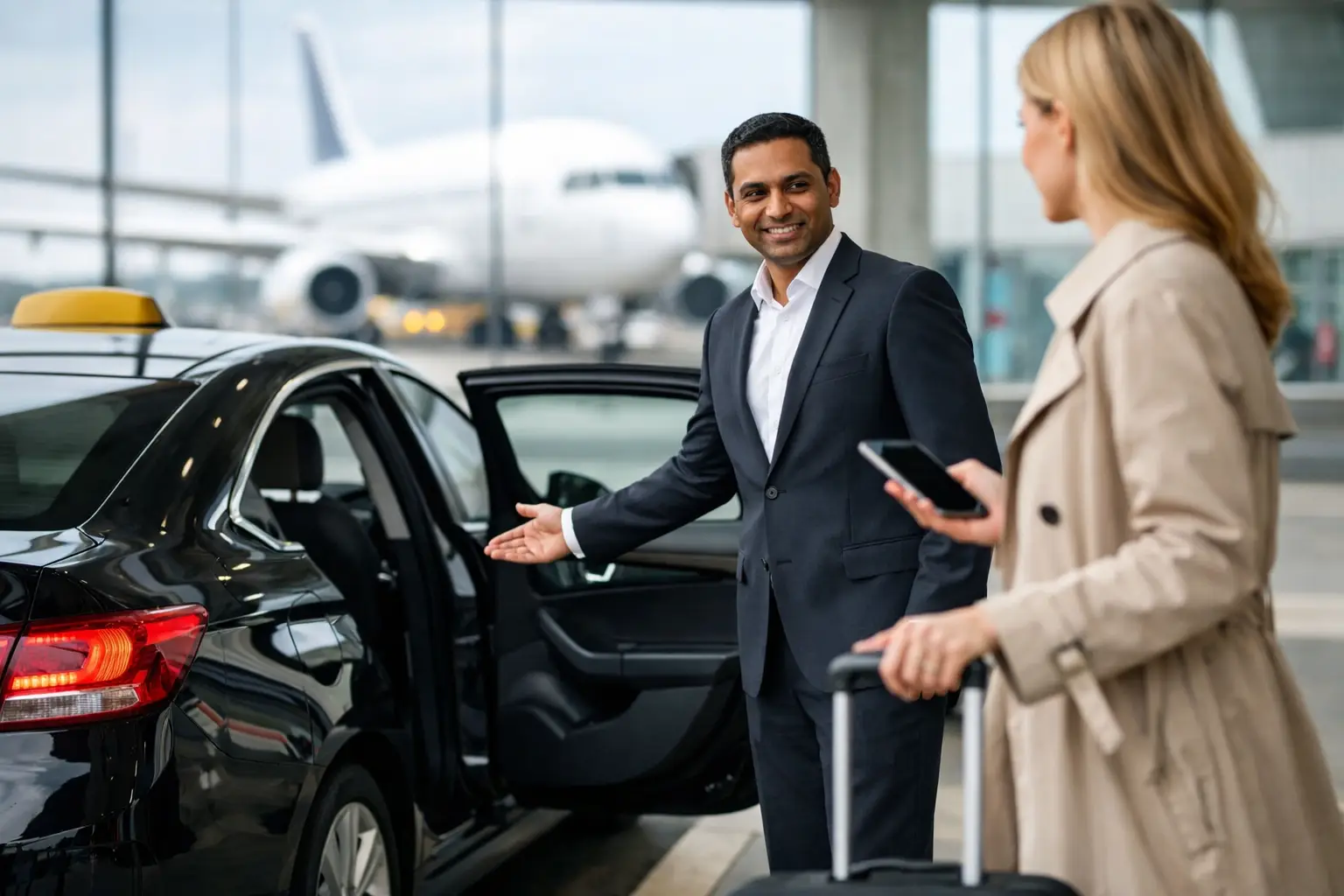Betrouwbare taxi na landing regelen zonder stress Betrouwbare taxi na landing regelen zonder stress