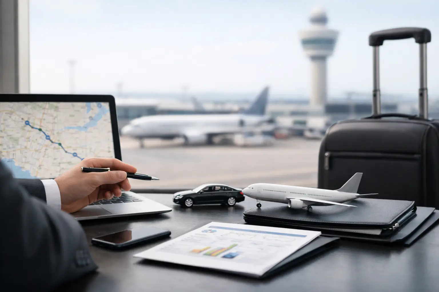 Casestudy zakelijke ritplanning naar luchthaven Casestudy zakelijke ritplanning naar luchthaven