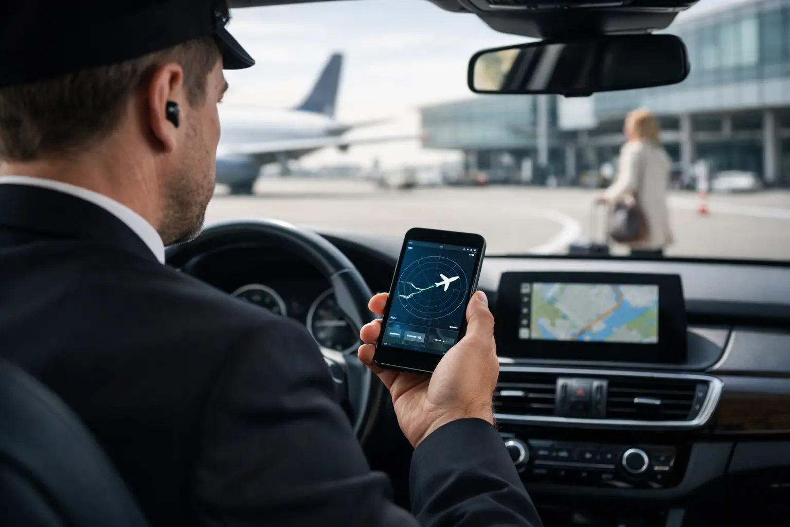 Kan een chauffeur vluchten volgen bij airportvervoer? Kan een chauffeur vluchten volgen bij airportvervoer?