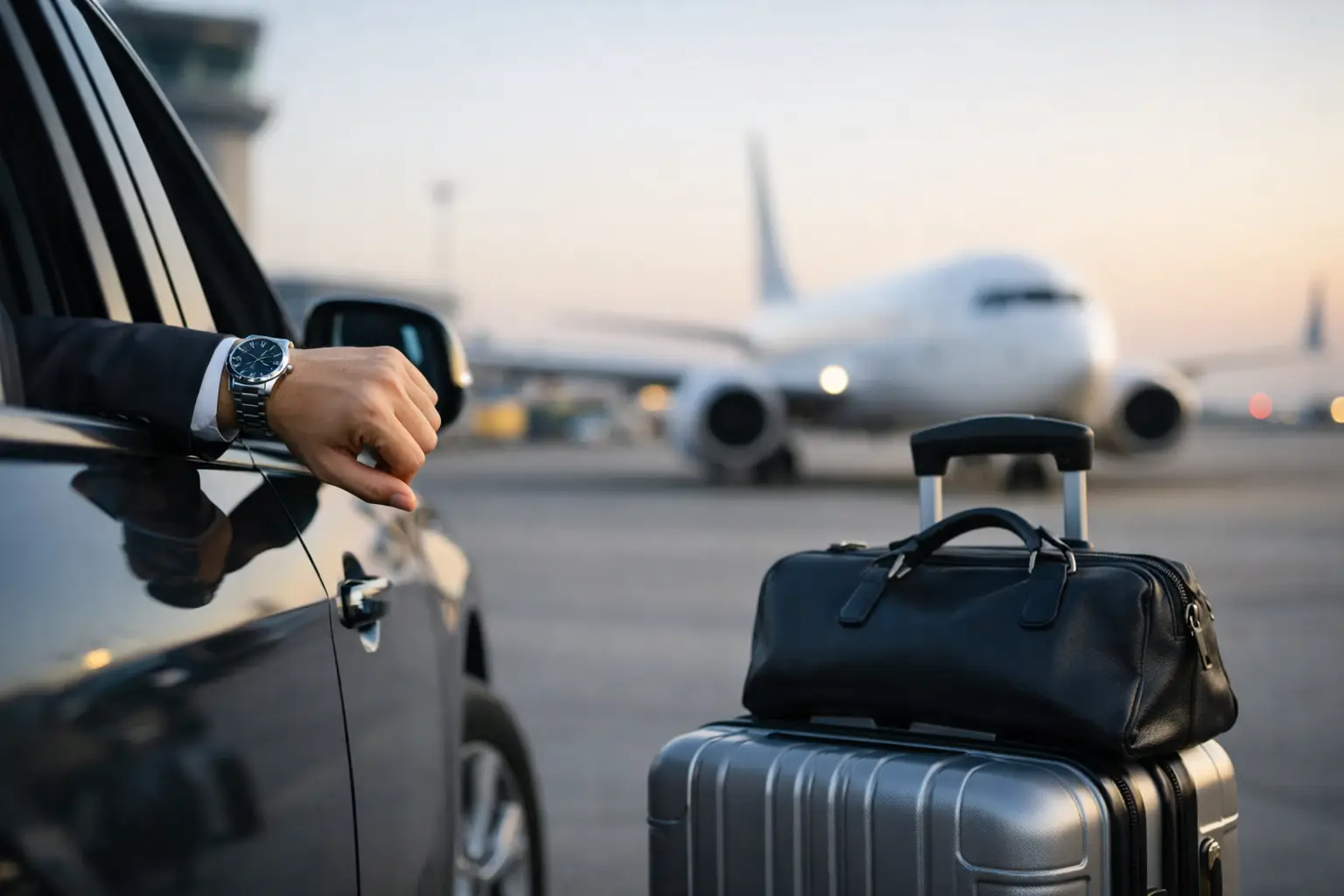 Ophaaltijd voor internationale vlucht bepalen Ophaaltijd voor internationale vlucht bepalen