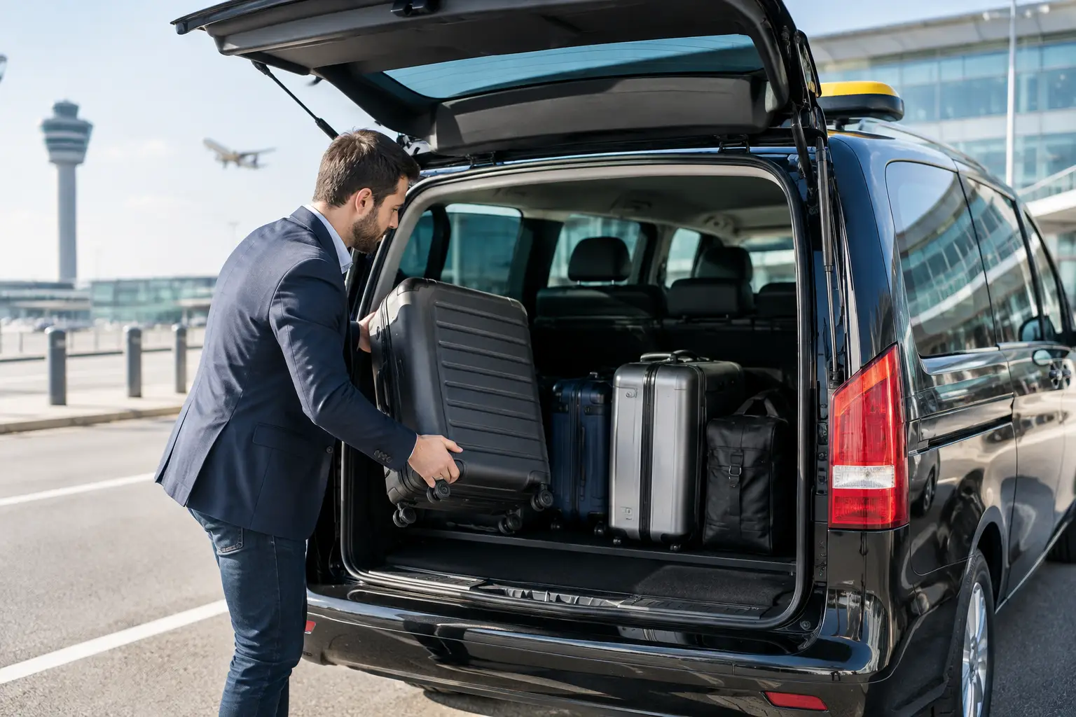 Hoeveel bagage past in een luchthaven taxi? Hoeveel bagage past in een luchthaven taxi?